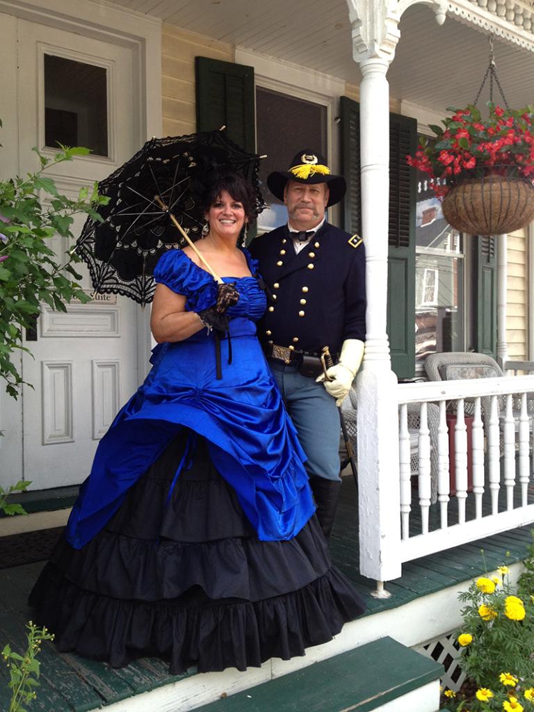 Dee and Jim on one of their many adventures at the Battle of Gettysburg anniversary commemoration.  