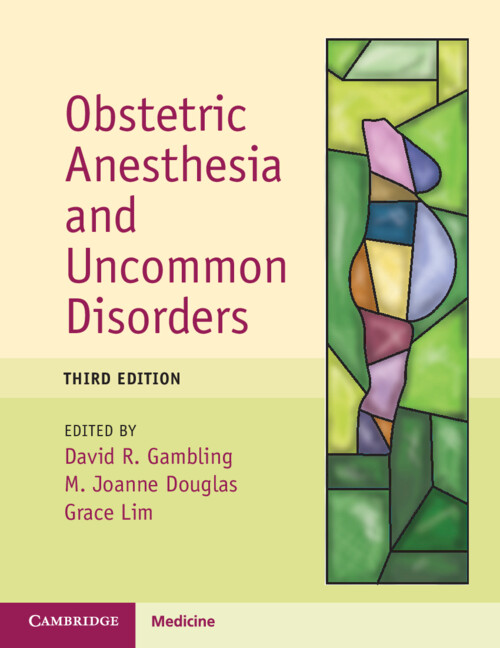 Cover of the textbook "Obstetric Anesthesia and Uncommon Disorders" edited by Grace Lim, MD, MS, et al. 