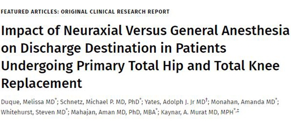 "Screenshot of the featured article in Anesthesiology and Analgesia Editorial"