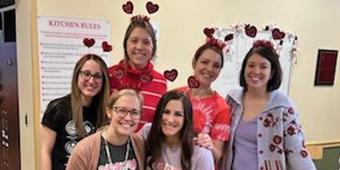 Front row: Salina Torgerson, DNP, CRNA (organizer); Angela Coroso, MSN, CRNA Back row: Ashley Hileman, DNP, CRNA; Alexis Cameron, DNP, CRNA; Leann McDonald, DNAP, CRNA; Kristine Van Sickle, MSN, CRNA